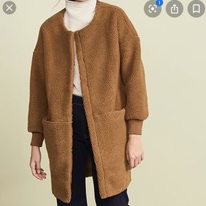 Bonded Sherpa Cocoon Coat